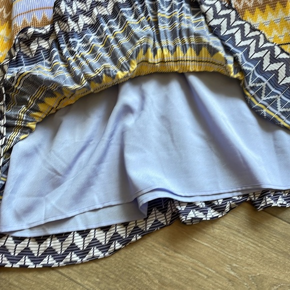 Ted Baker London Deliie Geo Print Blouson Sleeve Top - Picture 13 of 16